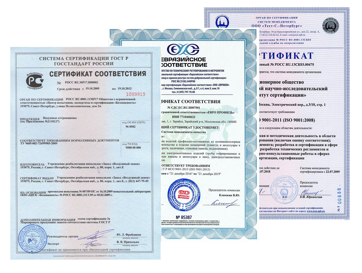 Сертификация продукции для О’КЕЙ